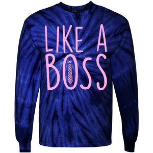 Cute Like A Boss Tie-Dye Long Sleeve Shirt