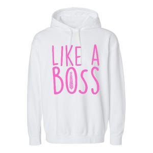 Cute Like A Boss Garment-Dyed Fleece Hoodie