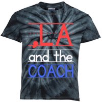 Comma La And The Coach Harris Walz 2024 Educators Kids Tie-Dye T-Shirt