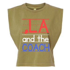 Comma La And The Coach Harris Walz 2024 Educators Garment-Dyed Women's Muscle Tee