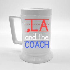 Comma La And The Coach Harris Walz 2024 Educators Beer Stein