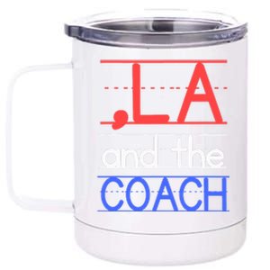 Comma La And The Coach Harris Walz 2024 Educators 12 oz Stainless Steel Tumbler Cup