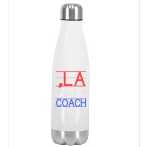 Comma La And The Coach Harris Walz 2024 Educators Stainless Steel Insulated Water Bottle