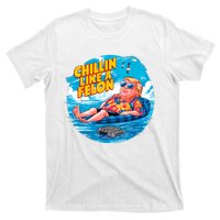 Chillin Like A Felon Donald Trump Summer Vacation Hawaii Beach Funny T-Shirt