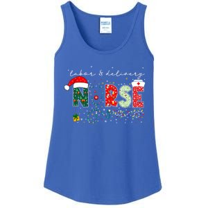 Christmas Labor And Delivery Nurse Funny Gift For Nursing Student Great Gift Ladies Essential Tank