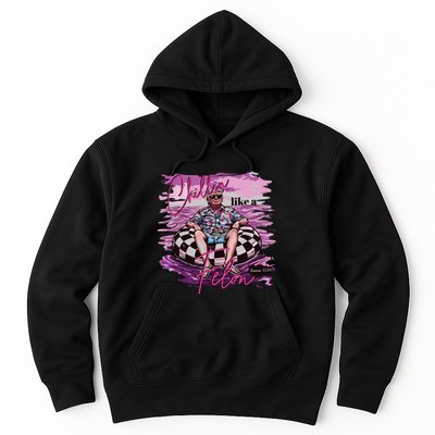 Chillin Like A Felon Retro Pink Summer Funny Trump 2024 Hoodie