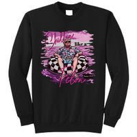 Chillin Like A Felon Retro Pink Summer Funny Trump 2024 Sweatshirt