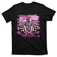 Chillin Like A Felon Retro Pink Summer Funny Trump 2024 T-Shirt