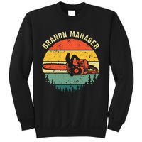 Cool Lumberjack Art Arborist Logger Branch Manager Sweatshirt