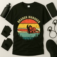 Cool Lumberjack Art Arborist Logger Branch Manager T-Shirt