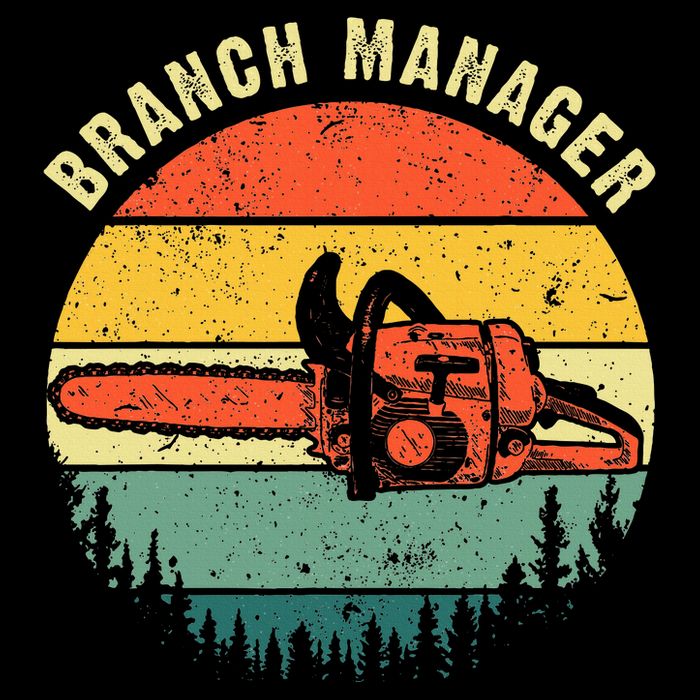 Cool Lumberjack Art Arborist Logger Branch Manager T-Shirt