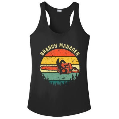 Cool Lumberjack Art Arborist Logger Branch Manager Ladies PosiCharge Competitor Racerback Tank