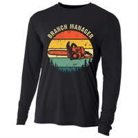 Cool Lumberjack Art Arborist Logger Branch Manager Cooling Performance Long Sleeve Crew