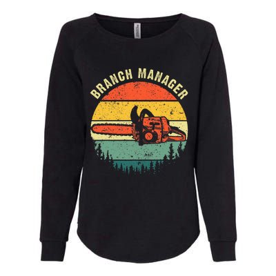 Cool Lumberjack Art Arborist Logger Branch Manager Womens California Wash Sweatshirt