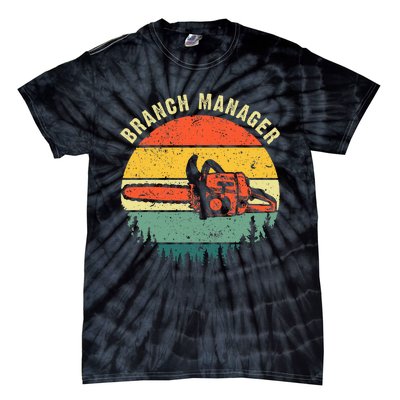 Cool Lumberjack Art Arborist Logger Branch Manager Tie-Dye T-Shirt