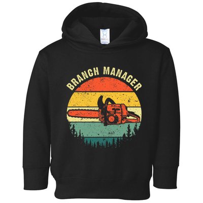 Cool Lumberjack Art Arborist Logger Branch Manager Toddler Hoodie