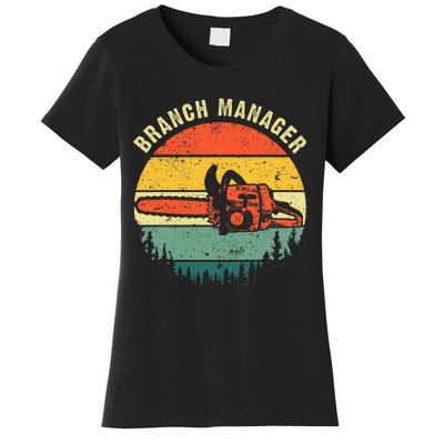 Cool Lumberjack Art Arborist Logger Branch Manager Women's T-Shirt