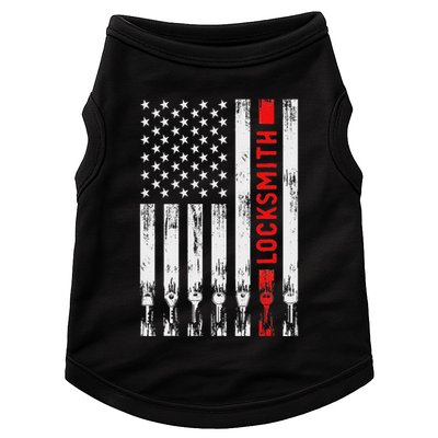 Cool Locksmith Art American Flag Lock Picker Doggie Tank