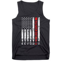 Cool Locksmith Art American Flag Lock Picker Tank Top