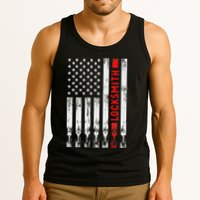 Cool Locksmith Art American Flag Lock Picker Tank Top