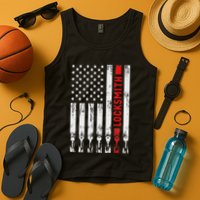 Cool Locksmith Art American Flag Lock Picker Tank Top