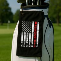 Cool Locksmith Art American Flag Lock Picker Golf Towel