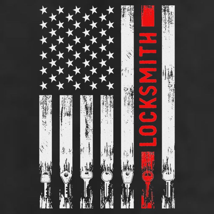 Cool Locksmith Art American Flag Lock Picker Golf Towel