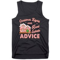 Christmas Lights And Real Estate Advice Funny Realtor Saying Tank Top