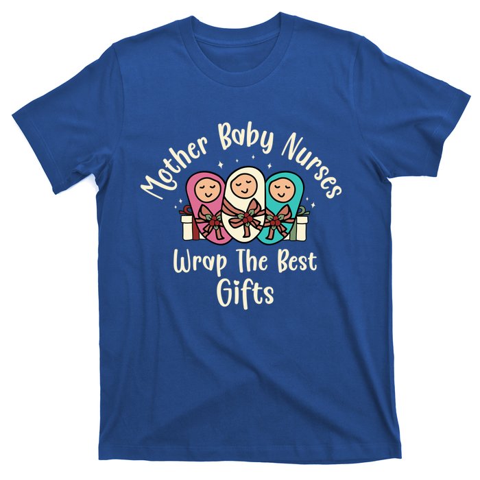 Christmas L And D Labor Mother Nurses Wrap The Best Funny Gift Meaningful Gift T-Shirt