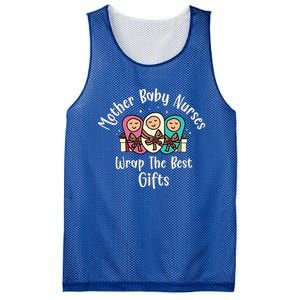 Christmas L And D Labor Mother Nurses Wrap The Best Funny Gift Meaningful Gift Mesh Reversible Basketball Jersey Tank