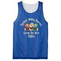 Christmas L And D Labor Mother Nurses Wrap The Best Funny Gift Meaningful Gift Mesh Reversible Basketball Jersey Tank