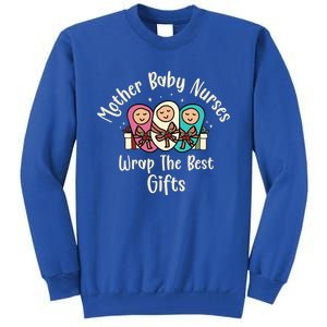 Christmas L And D Labor Mother Nurses Wrap The Best Funny Gift Meaningful Gift Tall Sweatshirt