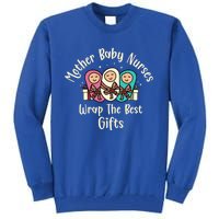 Christmas L And D Labor Mother Nurses Wrap The Best Funny Gift Meaningful Gift Tall Sweatshirt