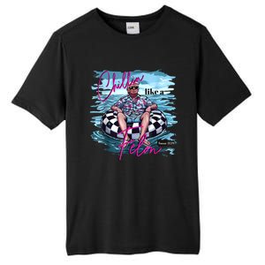 Chillin Like A Felon Funny Cool Trump 2024 Tall Fusion ChromaSoft Performance T-Shirt