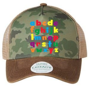 Colorful Letters Alphabet Educational Abcs Legacy Tie Dye Trucker Hat