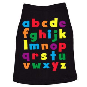 Colorful Letters Alphabet Educational Abcs Doggie Tank