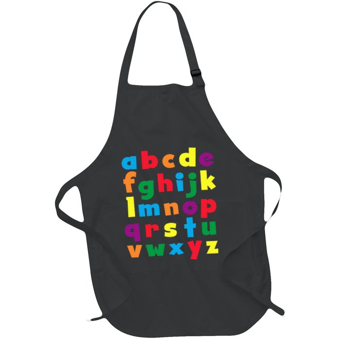 Colorful Letters Alphabet Educational Abcs Apron