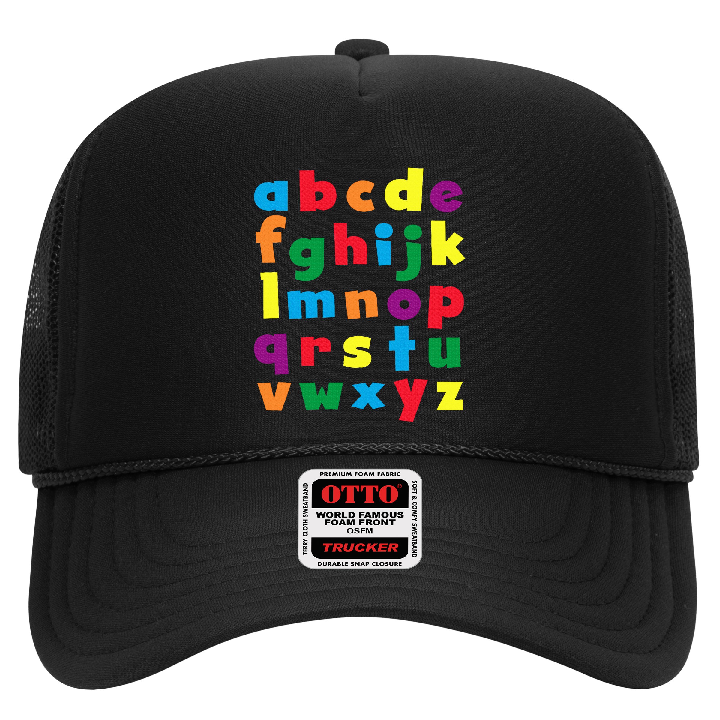 Colorful Letters Alphabet Educational Abcs Hat