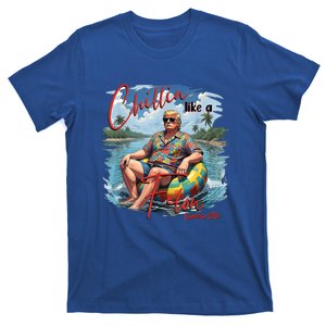 Chillin Like A Felon Retro Summer Pink Funny Trump 2024 T-Shirt