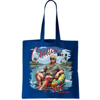 Chillin Like A Felon Retro Summer Pink Funny Trump 2024 Bag