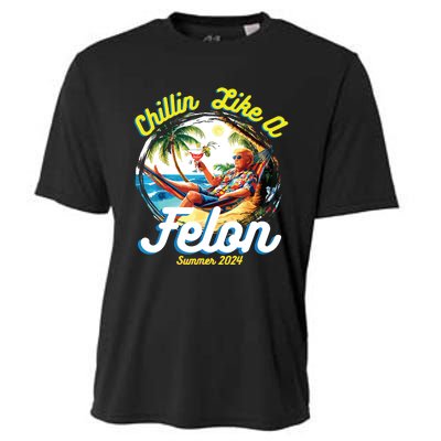 Chillin Like A Felon Summer 2024 Cooling Performance Crew T-Shirt