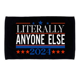 Classic Literally Anyone Else 2024 Trump Felon President Microfiber Hand Towel