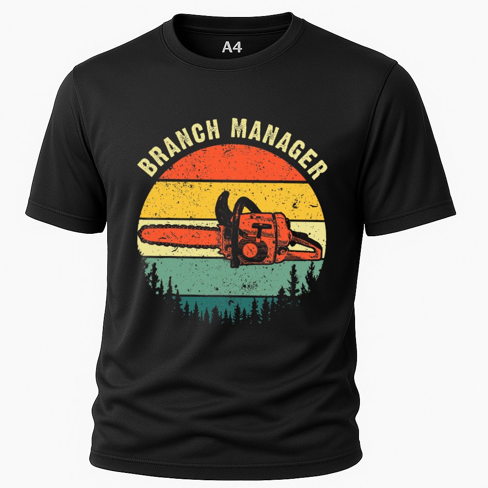 Cool Lumberjack Art Women Arborist Logger Branch Manager Performance Shirt