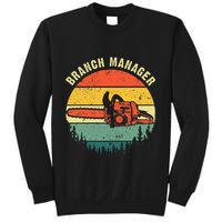 Cool Lumberjack Art Women Arborist Logger Branch Manager Sweatshirt