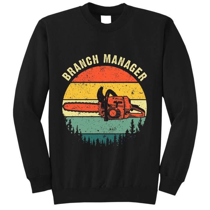 Cool Lumberjack Art Women Arborist Logger Branch Manager Sweatshirt