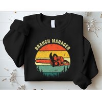 Cool Lumberjack Art Women Arborist Logger Branch Manager Sweatshirt