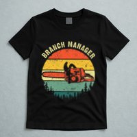 Cool Lumberjack Art Women Arborist Logger Branch Manager T-Shirt