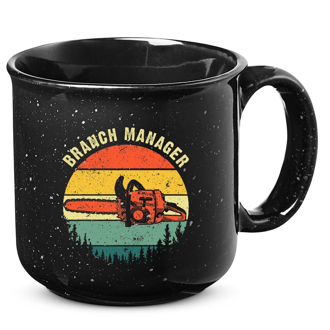 Cool Lumberjack Art Women Arborist Logger Branch Manager 15oz Campfire Ceramic Mug