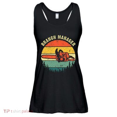 Cool Lumberjack Art Women Arborist Logger Branch Manager Ladies Essential Flowy Tank