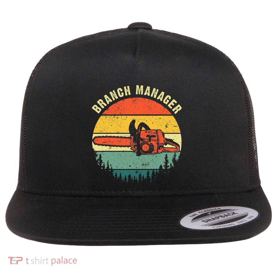 Cool Lumberjack Art Women Arborist Logger Branch Manager Flatbill Hat